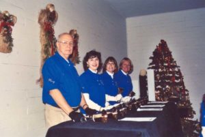 Candlelight Christmas, Burritt on the Mountain:  Jim, Jane, Rhonda, and Carol (12/2/2006)
